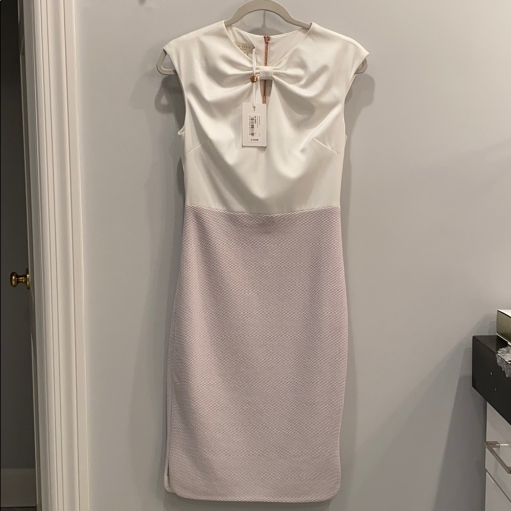 NWT Ted Baker Cream dress